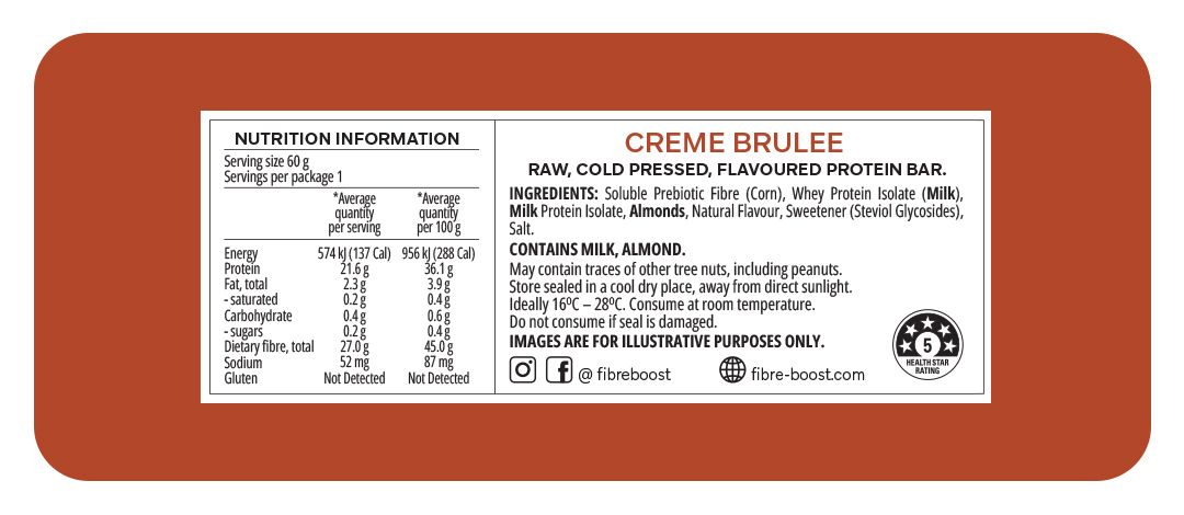 COLD PRESSED PROTEIN BARS BY FIBRE BOOST