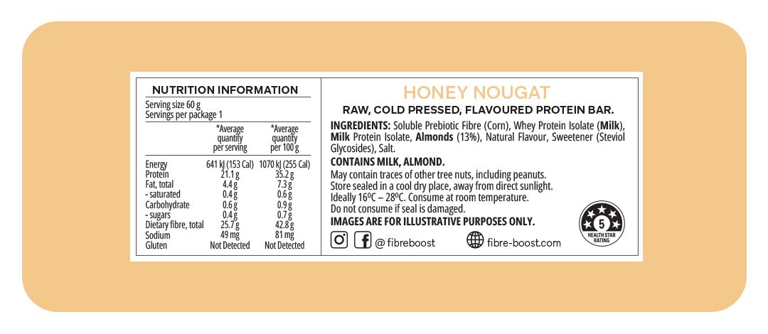 COLD PRESSED PROTEIN BARS BY FIBRE BOOST