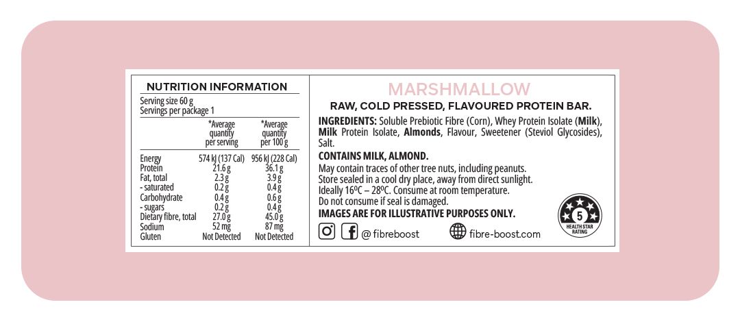 COLD PRESSED PROTEIN BARS BY FIBRE BOOST