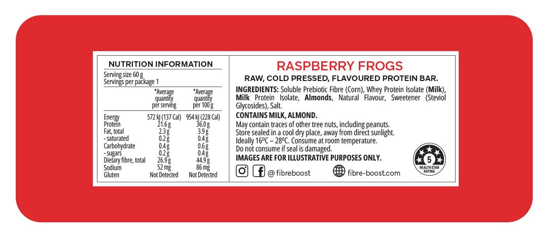 COLD PRESSED PROTEIN BARS BY FIBRE BOOST