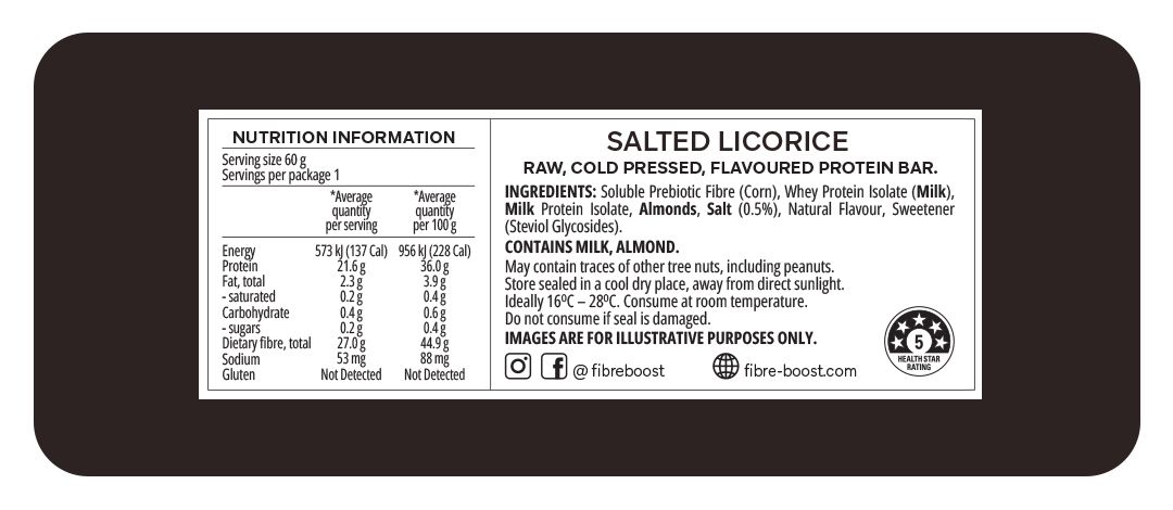 COLD PRESSED PROTEIN BARS BY FIBRE BOOST