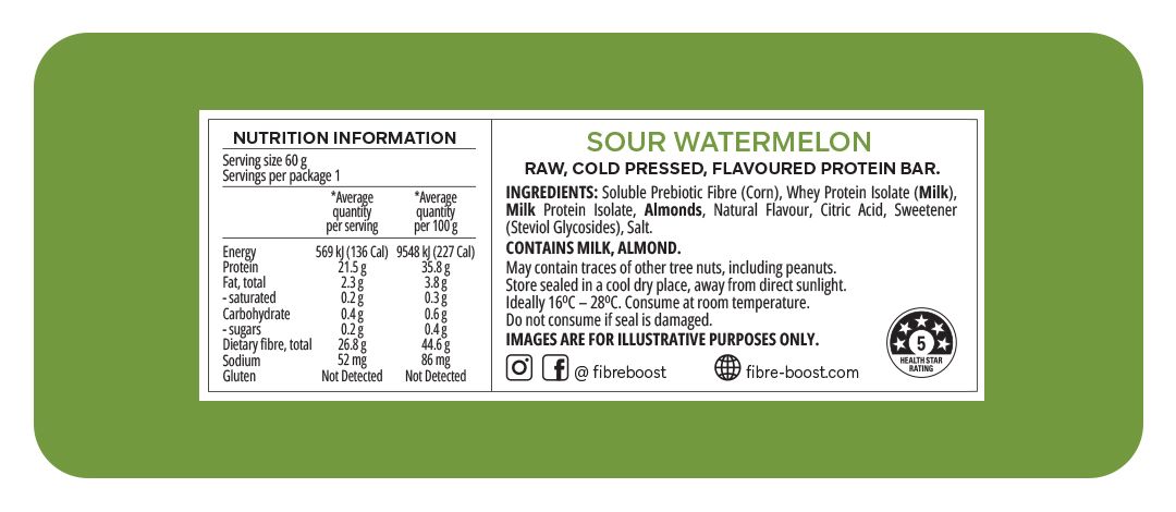 COLD PRESSED PROTEIN BARS BY FIBRE BOOST