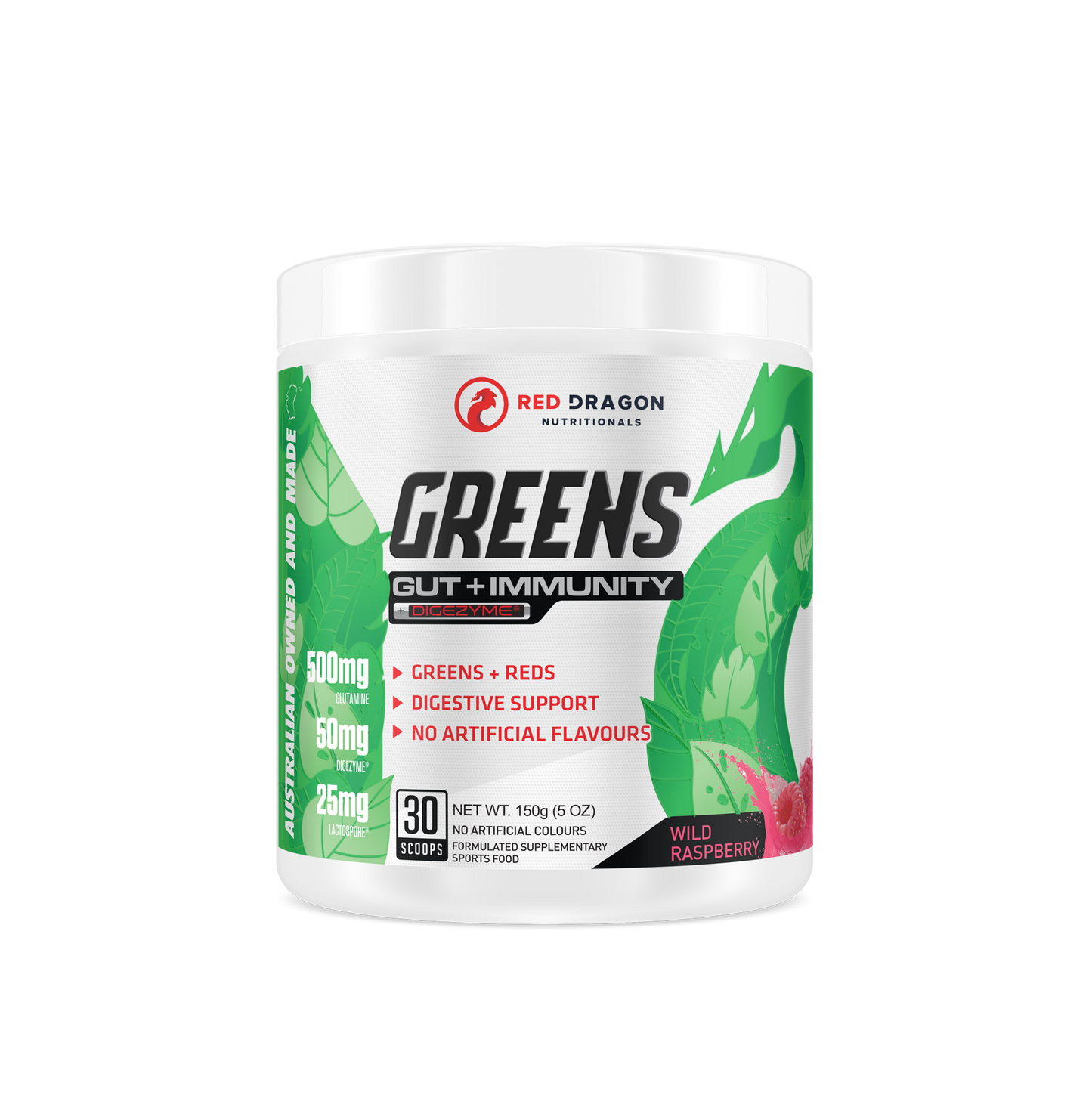 GREENS BY RED DRAGON